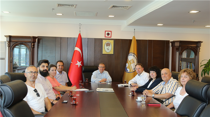 Tabakoğlu, Letonya Rezekne Üniversitesini heyetini ağırladı.