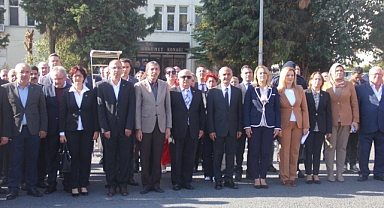 Babaeski'de Muhtarlar Günü için tören düzenlendi