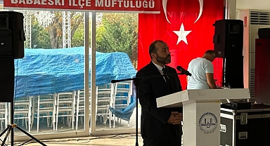 Babaeski Müftülüğü, İlçe Vaizi Musap Cantepe'yi Konuk Ederek Cuma Sohbeti Düzenliyor