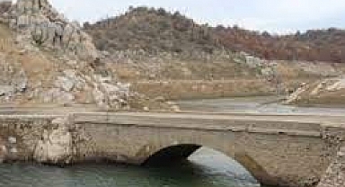 Çağlayan Köprüsü, tekrar görünür hale geldi.