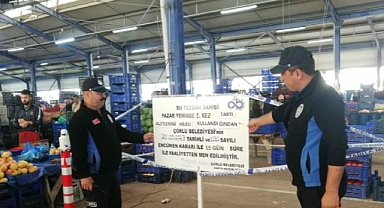 Çorlu Belediyesi Zabıta Müdürlüğü, Semt Pazarlarında Denetimlerini Sıklaştırıyor