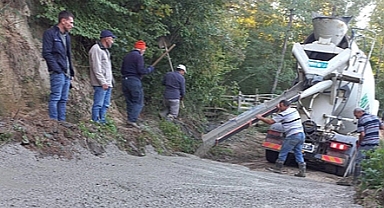 Demirköy Belediyesi, İlçenin Güzelleşmesi İçin Beton Yol Çalışmalarına Devam Ediyor