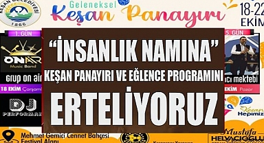 Keşan Belediyesi, Panayırı Filistin’deki Olaylar Nedeniyle Erteledi