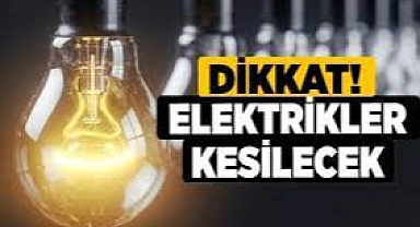 Kırklareli'nde Elektrik Kesintisi Uyarısı