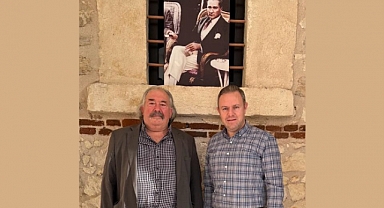 Kırklareli Ticaret ve Sanayi Odası Başkanı Soner Ilık, Altan Orakçı'yı ağırladı