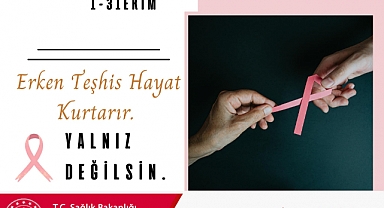 Meme kanseri farkındalık etkinlikleri yapıldı