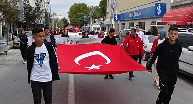 Pınarhisar'da Amatör Spor Haftası yürüyüşü yapıldı