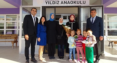Pınarhisar Kaymakamı Çanakçıoğlu'ndan anaokuluna ziyaret