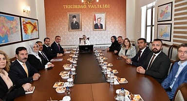 Tekirdağ Valisi Recep Soytürk'ü Ziyaret Etti