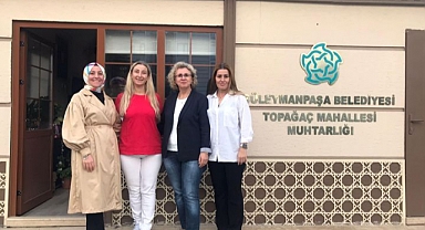 Topağaç Mahallesi'ni Ziyaret Etti...