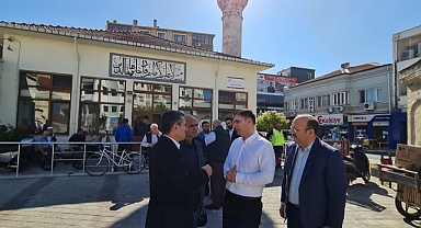 Vali Ekici restorasyon öncesi incelemelerde bulundu