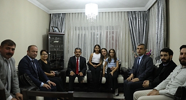 Vali Ekici şehit Sabahattin Ergin'in ailesini ziyaret etti