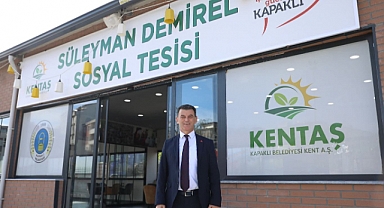 Yeni Sosyal Tesisin Açılışını Yaptı...