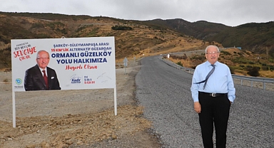 Yeni yol ile Süleymanpaşa ve Şarköy arasındaki mesafe kısaldı