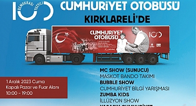 100. Yıl Tırı Kırklareli'nde olacak!