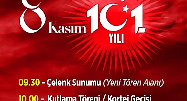 8 Kasım programı belli oldu