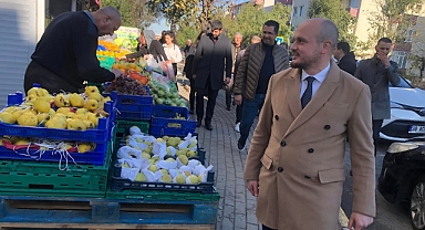 Ak Parti teşkilatından esnaf ziyareti