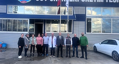 Alkan Süt Üretim Tesislerini Ziyaret Etti...