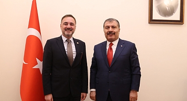 Bakan Koca ve Milletvekili Sarıçam bir araya geldi