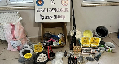 Barut satan şüpheliye operasyon