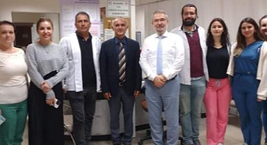 DEVLET HASTANESİ'Nİ ZİYARET ETTİ...