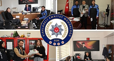Emniyet personellerinden Öğretmenler Günü ziyareti