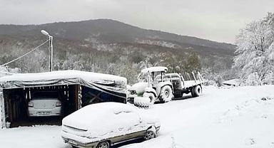 İlk Kar Kırklareli'ni Beyaza Bürüdü...