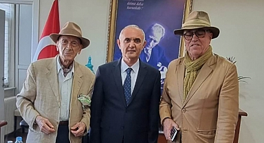 İsveç'li Yazar Tekin Sönmez,Babaeski Kaymakamı Elmacıoğlu'nu Ziyaret Etti...