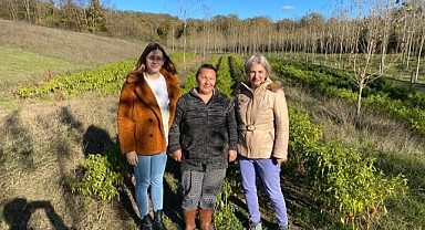 Kadın çiftçiye özel ziyaret