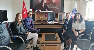 Kaymakam Helvacı Meslek Yüksek Okulunu Ziyaret Etti