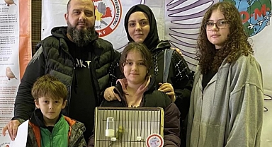 KUŞ YARIŞMASINDA BÜYÜK BAŞARIYA İMZA ATTI...