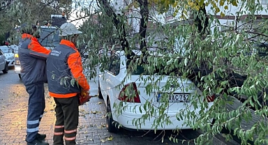 Lüleburgaz Geceyi Fırtına ve Sağanak Yağışla Karşıladı