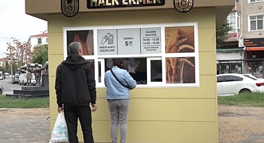 Lüleburgaz halkı Halk Ekmek’ten memnun!