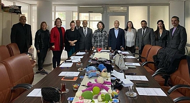 Mütevelli Heyeti ile vedalaştı...