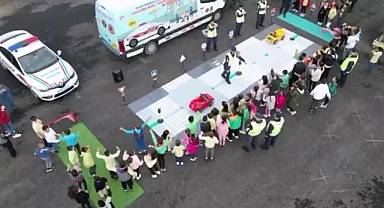 Öğrencilere trafik eğitimi verildi