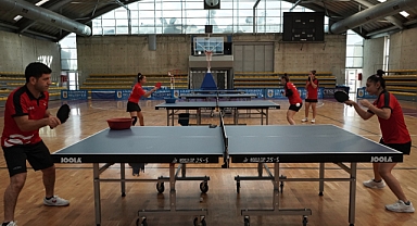 Para Masa Tenisi Milli Takımı olimpiyatlara Lüleburgaz’da hazırlanıyor