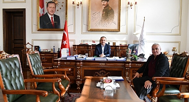 Sabah Gazetesi Temsilcisi Murat Ürtekin, Vali Soytürk'ü Makamında Ziyaret Etti