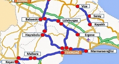 Tekirdağ’da hız ihlalleri denetleniyor