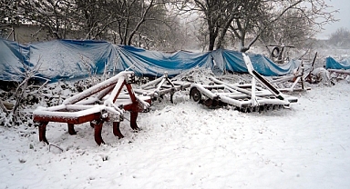 Trakya'nın yükseklerine kar yağdı