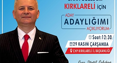 Türker aday adaylığını açıklayacak!
