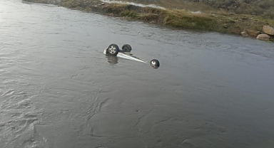 Araç Ergene Nehri'ne Uçtu, Sürücü Hayatını Kaybetti!