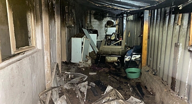 Babaeski’de ev yangını