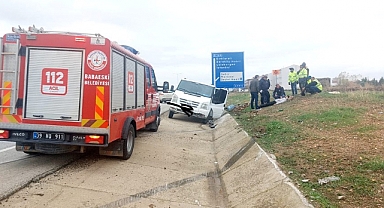 Babaeski’de kaza: 2 Yaralı