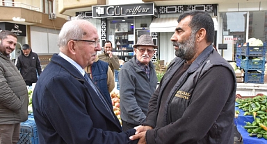 Başkan Albayrak’tan esnaf ziyareti