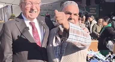 Başkan Albayrak'tan pazar ziyareti