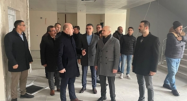 Başkan Kayalı Lüleburgaz Spor Salonu’nu ziyaret etti