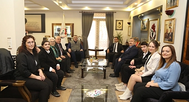 Bilal Yapıcı Özel Eğitim Meslek Okulu’ndan Başkan Kesimoğlu’na ziyaret