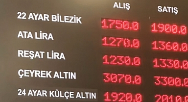 Bir çeyrek 3 bin 300 TL!