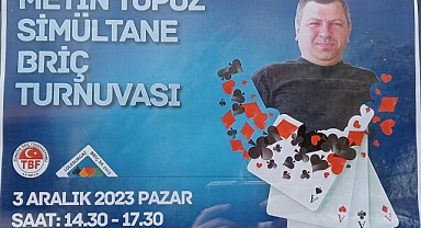 Briç Turnuvası 3 Aralık’ta