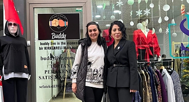 Buşra Taşkın esnaf ziyaretlerine devam ediyor